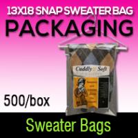 13X18 SNAP SWEATER BAG - 500 BX